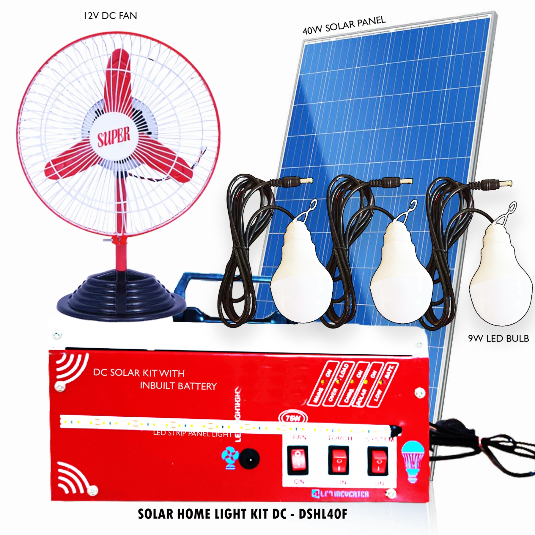 Solar Home Light Kit